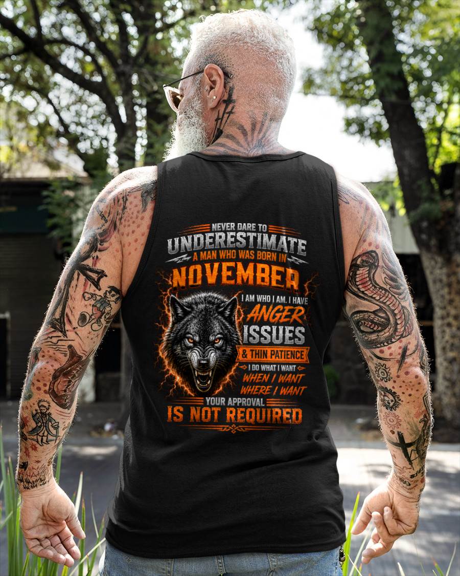 NOVEMBER MAN I DO WHAT I WANT SHIRT - FOR MAN - TLEE11 (SKU2608-244-11)