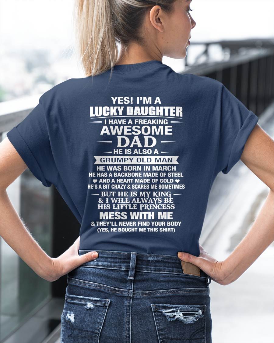 MARCH - BEHIND EVERY STRONG GIRL IS AN AWESOME DAD - FROM DAD - TLEE03 (SKU2605-405-03)