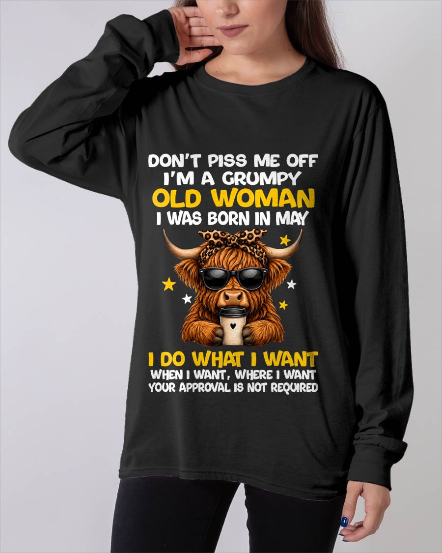 MAY BORN WOMAN FUNNY SHIRT - FOR WOMEN - TLEE05 (SKU2607-217-05)