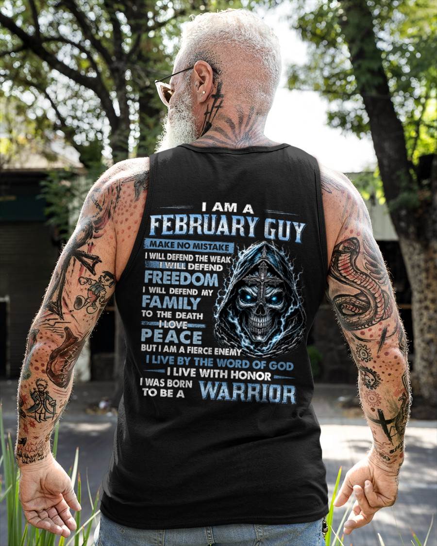 FEBRUARY GUY – NEVER BACK DOWN - FOR MAN - TLEE02 (SKU2607-271-02)