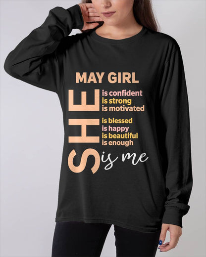 MAY GIRL - SELF LOVE TYPOGRAPHY - FOR WOMEN - TLEE05 (SKU2606-255-05)
