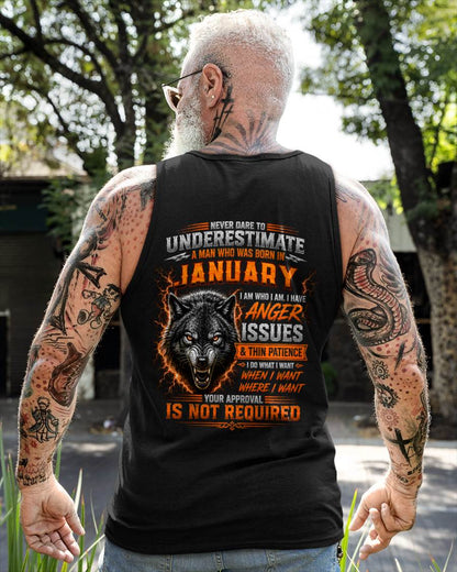 JANUARY MAN I DO WHAT I WANT SHIRT - FOR MAN - TLEE01 (SKU2608-244-01)