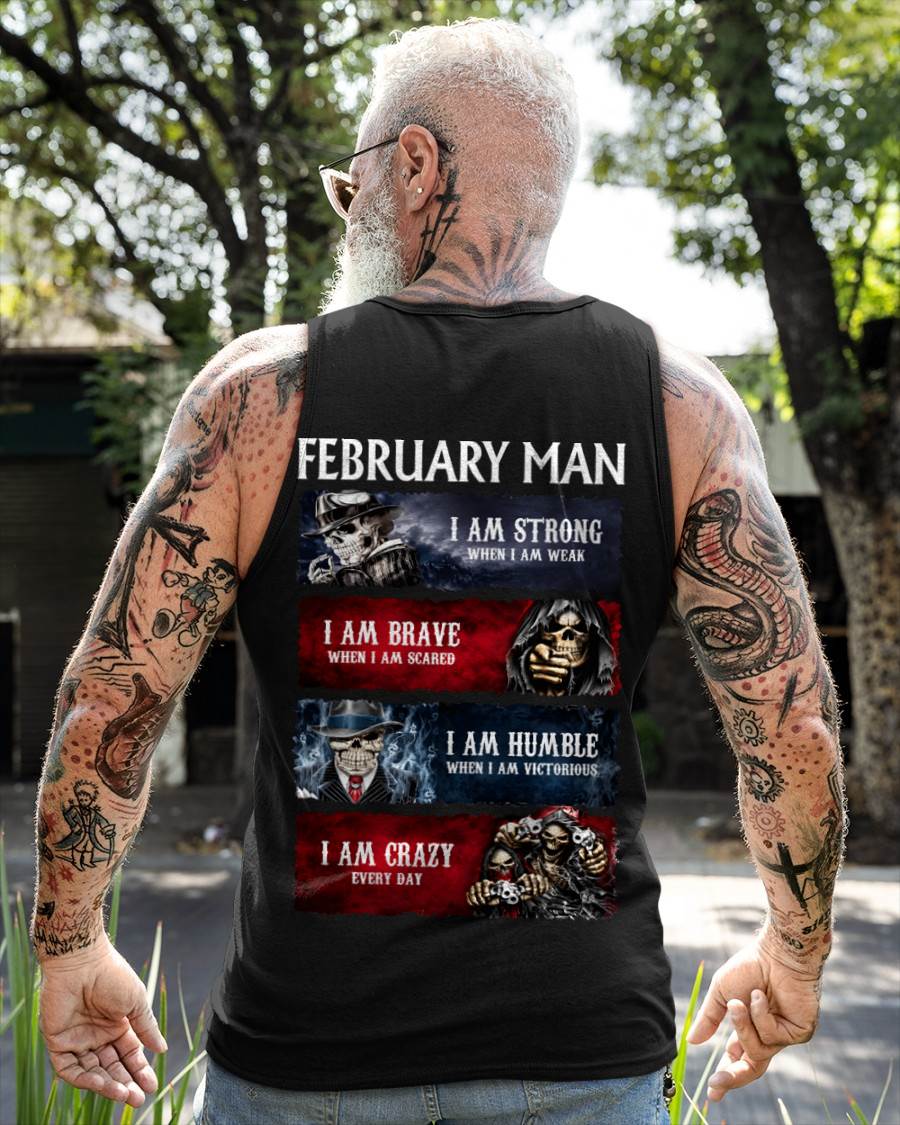 FEBRUARY MAN SKULL - FOR MAN - TLEE02 (SKU2607-304-02)