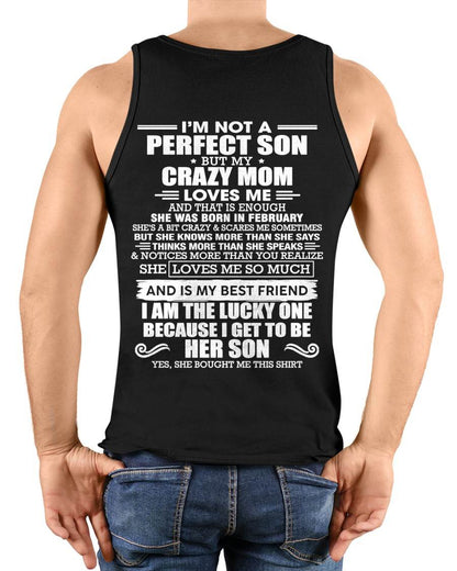 FEBRUARY MOM - SHE MAY BE CRAZY BUT SHE LOVES ME UNCONDITIONALLY - FROM MOM - TLEE02 (SKU2604-84-02)