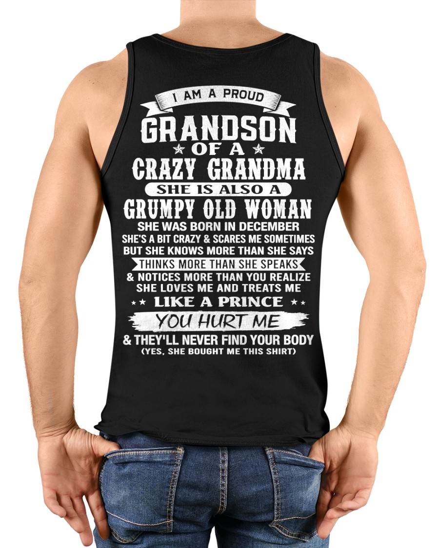 DECEMBER - GRANDSON OF A CRAZY GRANDMA - FROM GRANDMA - TLEE12 (SKU2606-274-12)