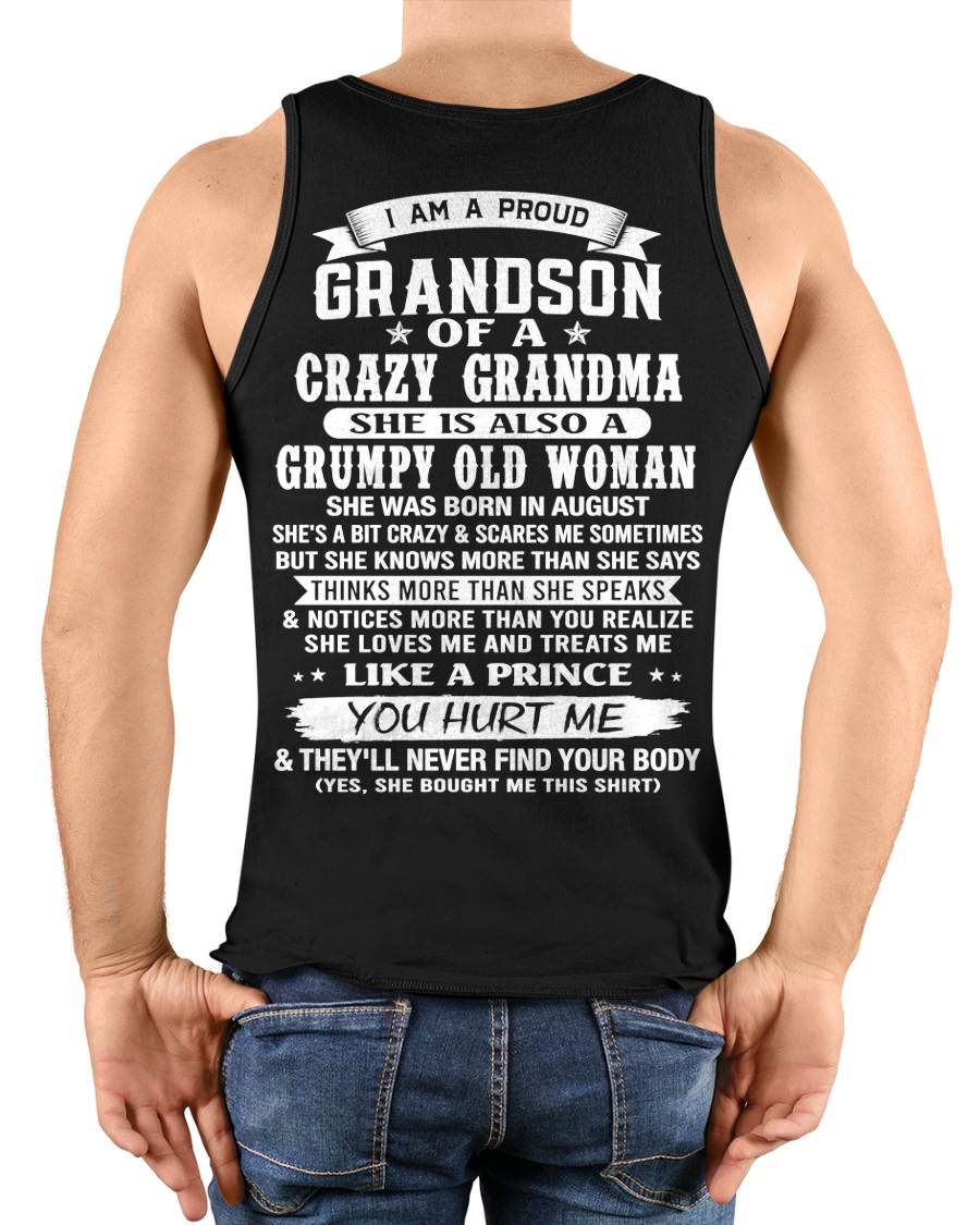AUGUST - GRANDSON OF A CRAZY GRANDMA - FROM GRANDMA - TLEE08 (SKU2606-274-08)