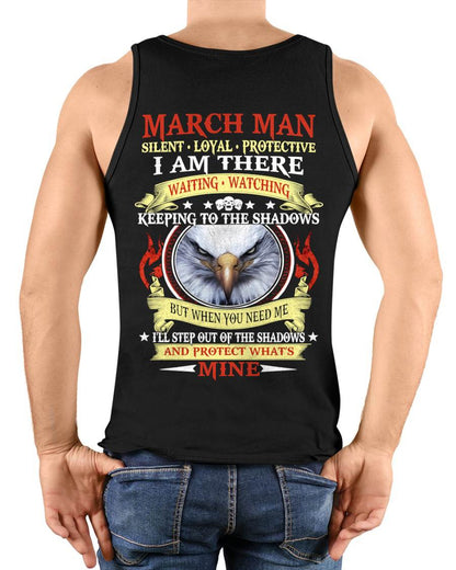 MARCH MAN - SILENT LOYAL PROTECTIVE I AM THERE WAITING WATCHING KEEPING TO THE SHADOWS - FOR MAN - TLEE03 (SKU2602-62-03)