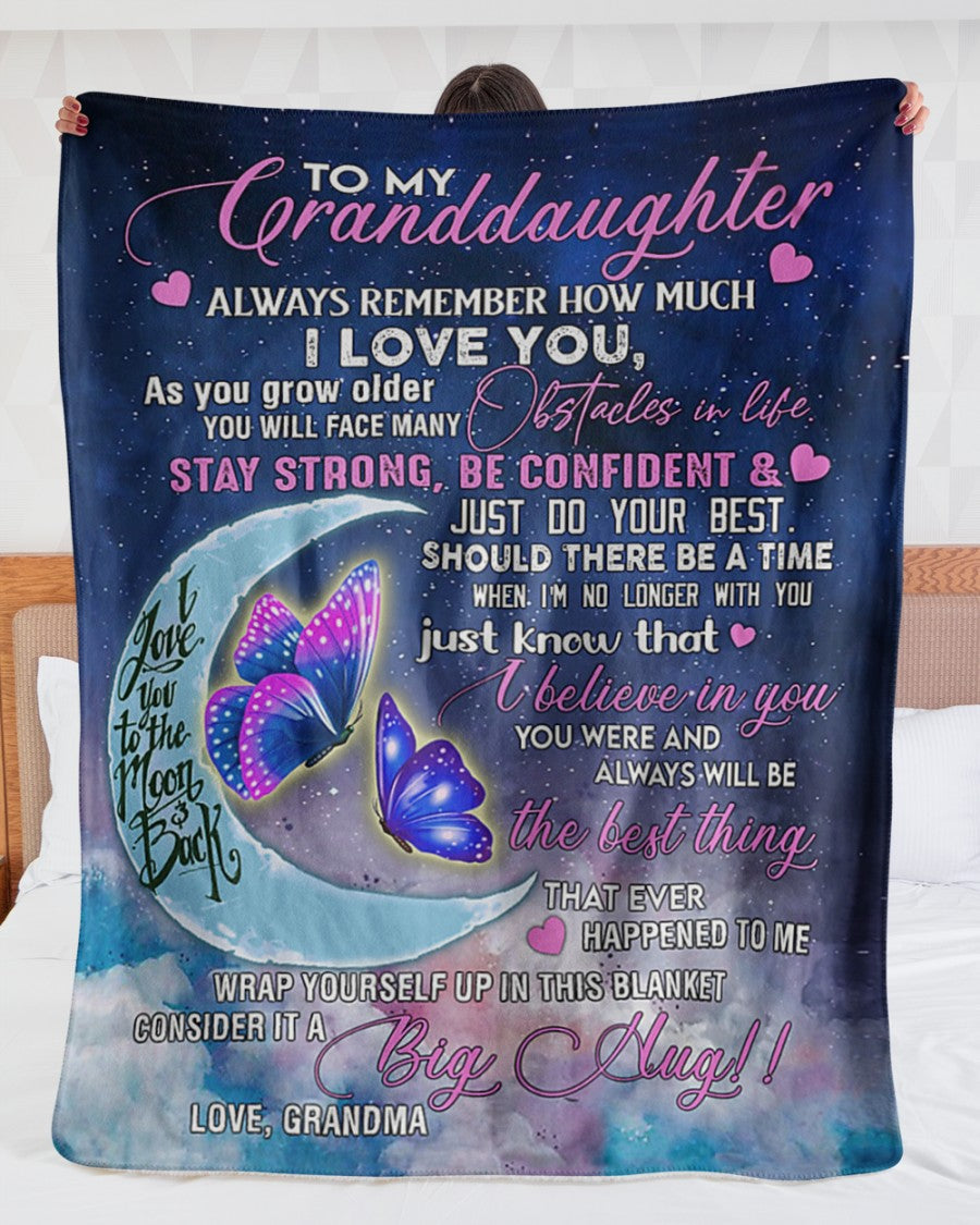 Special Gift For Your Granddaughter Blanket - From Grandma