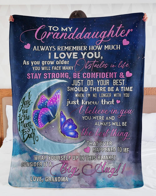 Special Gift For Your Granddaughter Blanket - From Grandma
