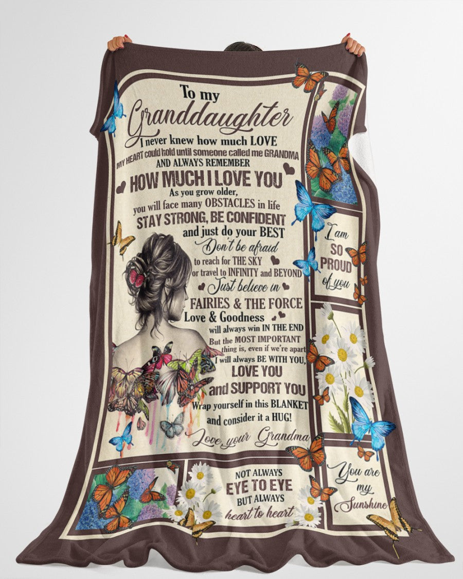 Special Gift For Your Granddaughter Blanket - From Grandma