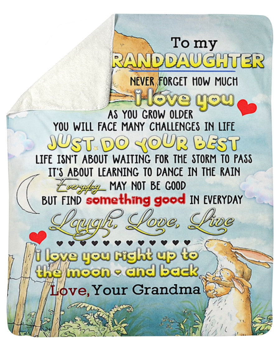 Special Gift For Your Granddaughter Blanket - From Grandma
