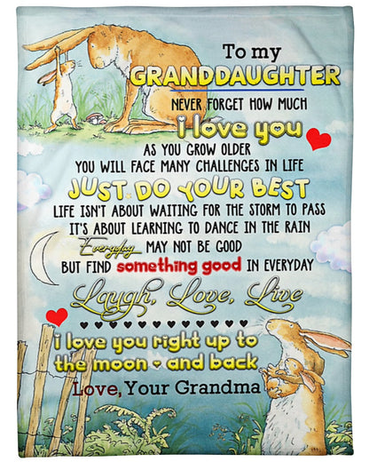 Special Gift For Your Granddaughter Blanket - From Grandma