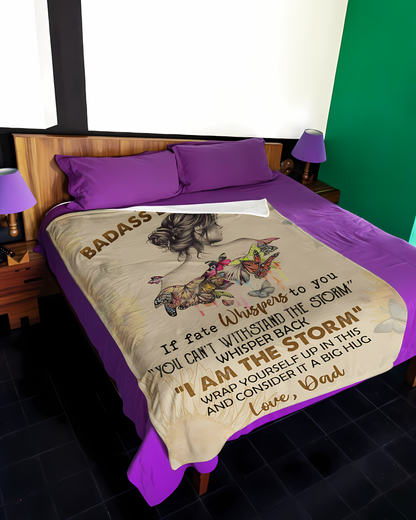 Special Gift For Your Daughter Blanket - From Dad
