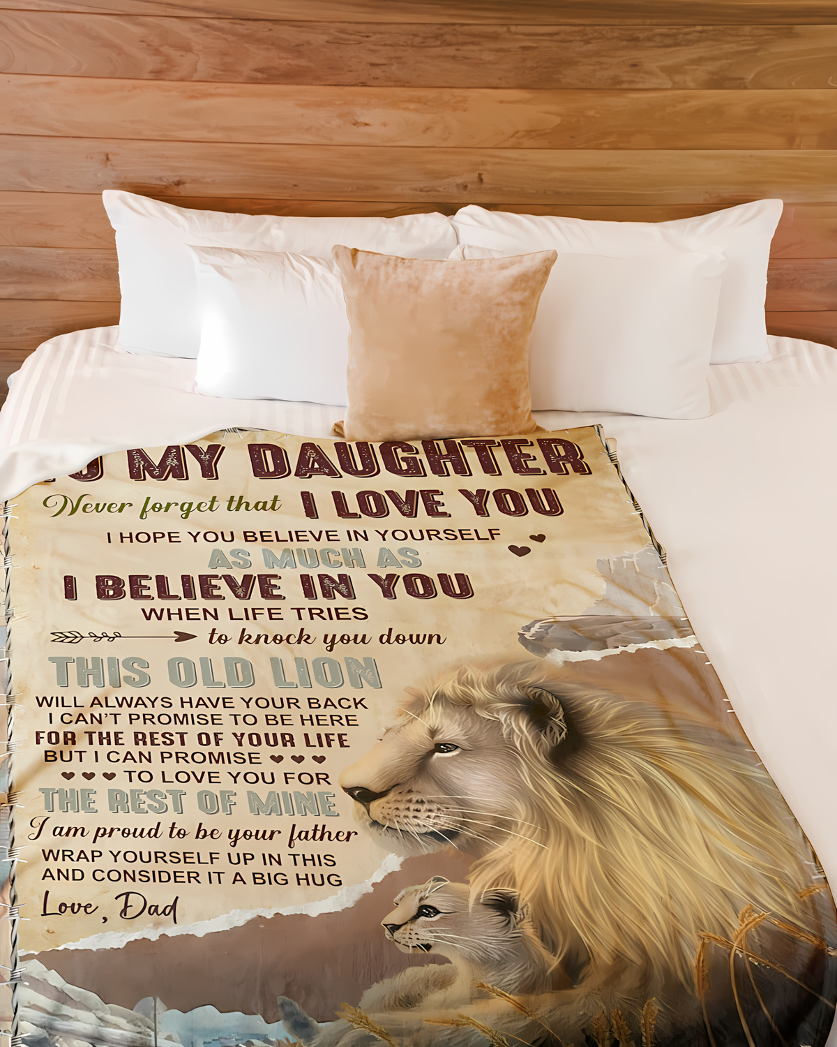 Special Gift For Your Daughter Blanket - From Dad