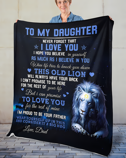 Special Gift For Your Daughter Blanket - From Dad (SKUB06-67)