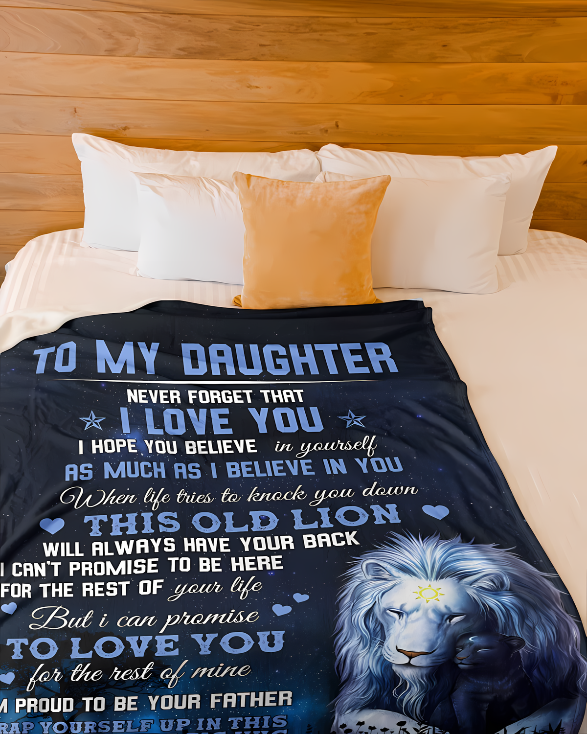 Special Gift For Your Daughter Blanket - From Dad (SKUB06-67)