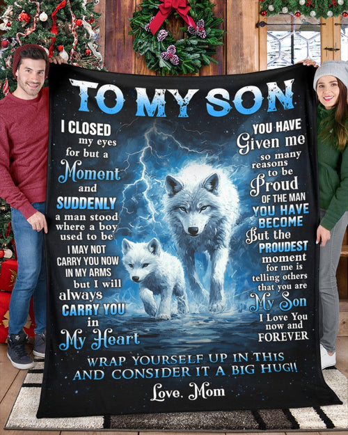 Special Gift For Your Son Blanket - From Mom