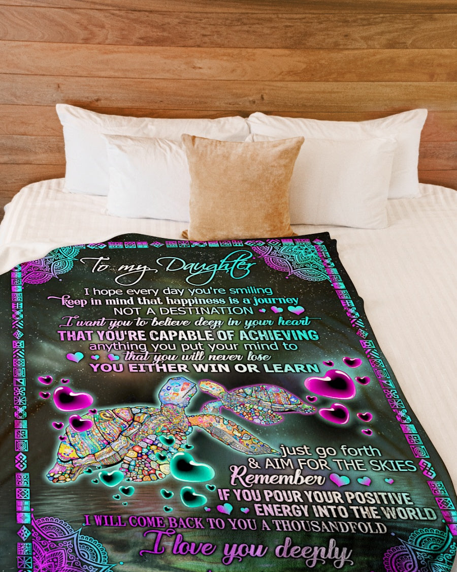 Special Gift For Your Daughter Blanket - From Mom