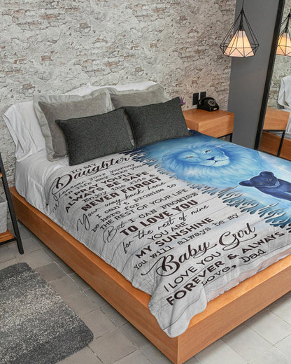 Special Gift For Your Daughter Blanket - From Dad