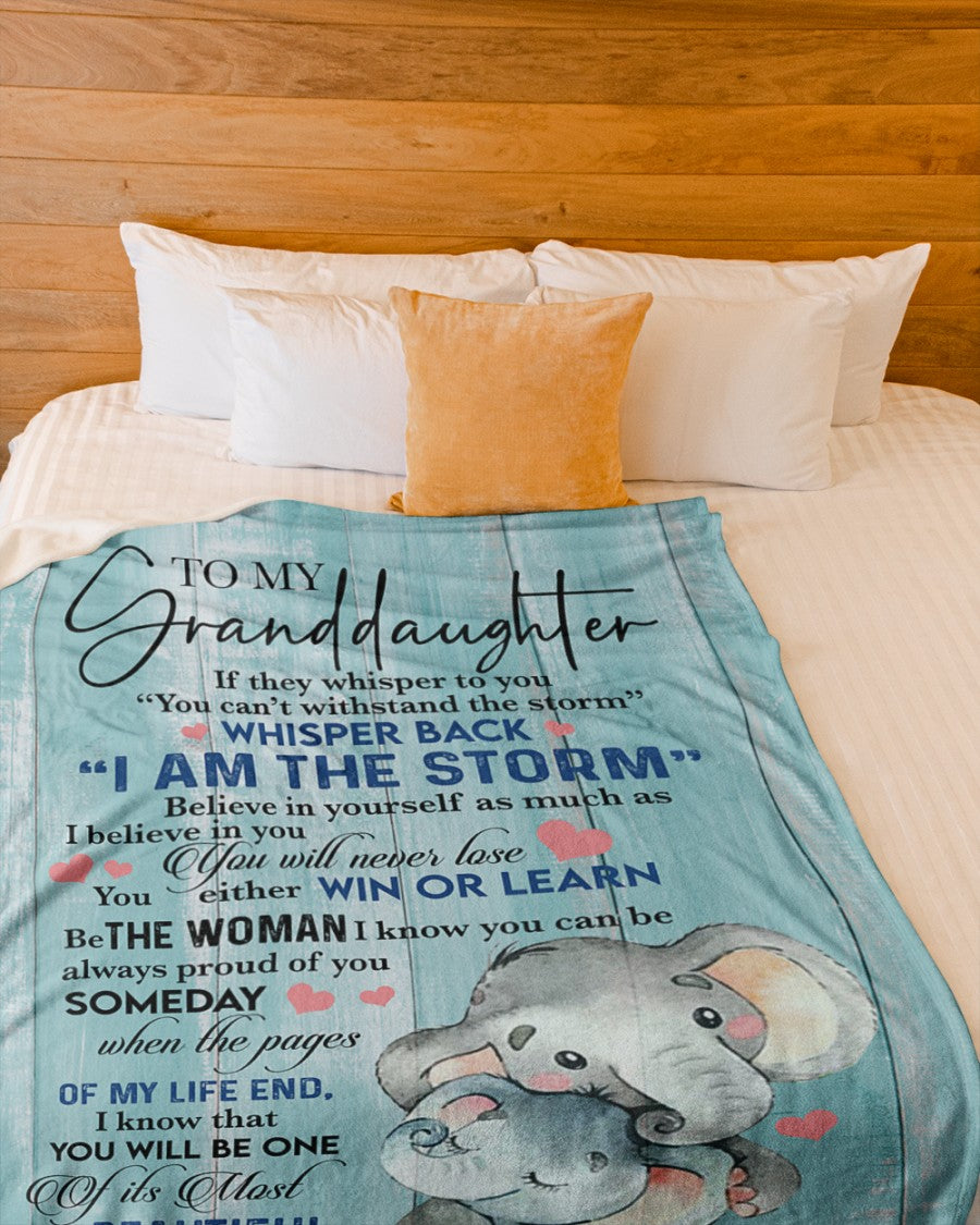 Special Gift For Your Granddaughter Blanket - From Grandma