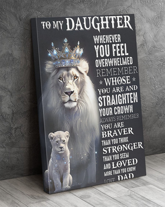 To My Son From Dad Canvas