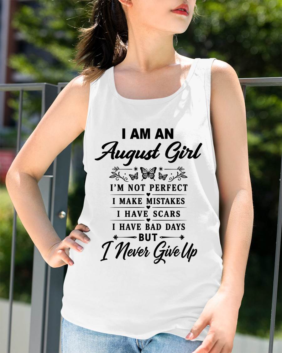 AUGUST GIRL NEVER GIVE UP - FOR WOMEN - TLEE08 (SKU2606-378-08)