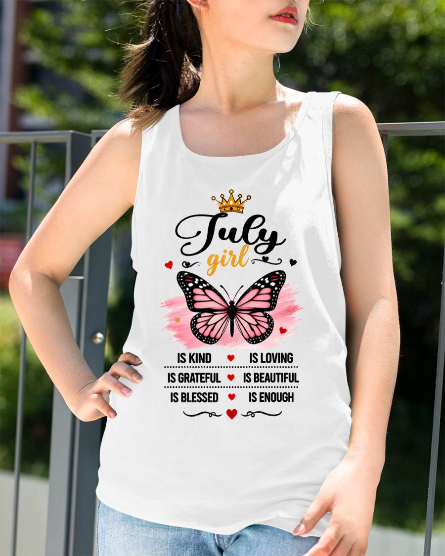 JULY GIRL BUTTERFLY SHIRT - FOR WOMEN - TLEE07 (SKU2608-593-07)