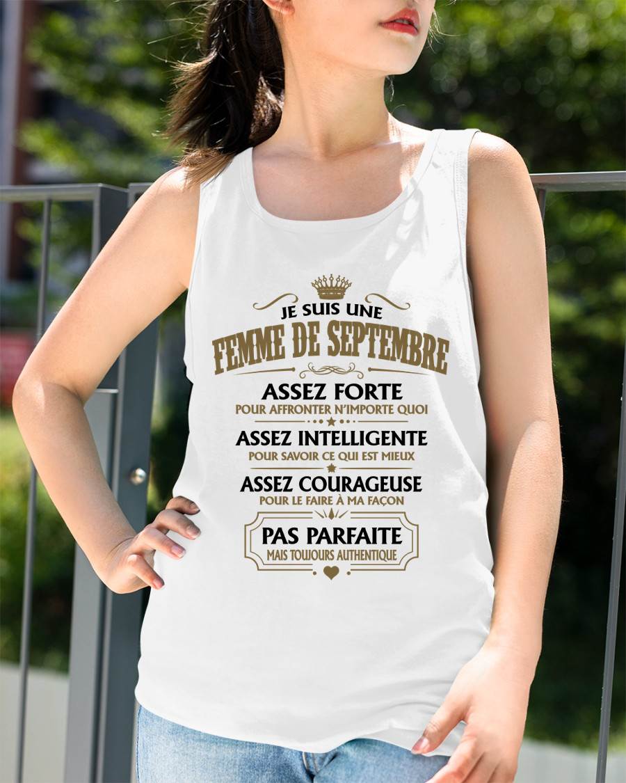 JE SUIS UNE FEMME DE SEPTEMBRE - fma TLEE09 (SKU2609-38-09)