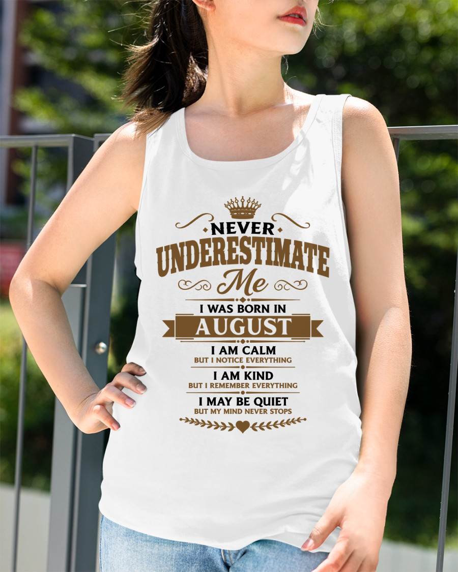 AUGUST - SWEET CALM AND UNFORGETTABLE - FOR WOMEN - TLEE08 (SKU2608-491-08)