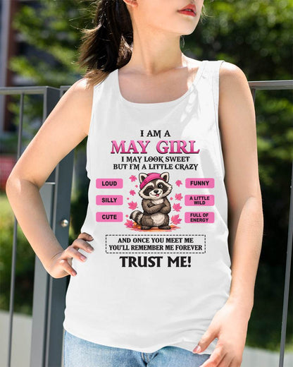 MAY GIRL - I MAY LOOK SWEET BUT I’M A LITTLE CRAZY - FOR WOMEN - TLEE05 (SKU2603-80-05)