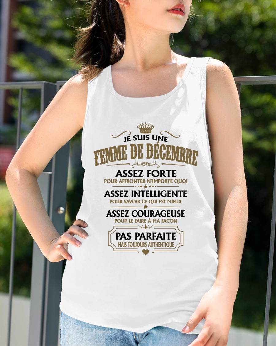JE SUIS UNE FEMME DE DÉCEMBRE - fma TLEE12 (SKU2609-38-12)
