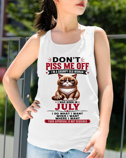 JULY – ZERO PATIENCE FUNNY CAT - FOR WOMEN - TLEE07 (SKU2608-291-07)