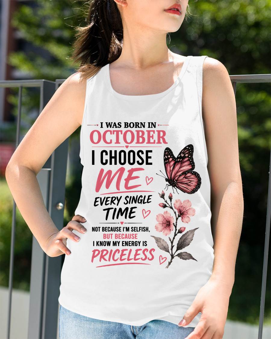 OCTOBER QUEEN – I CHOOSE ME EVERY SINGLE TIME - FOR WOMEN - TLEE10 (SKU2606-02-10)