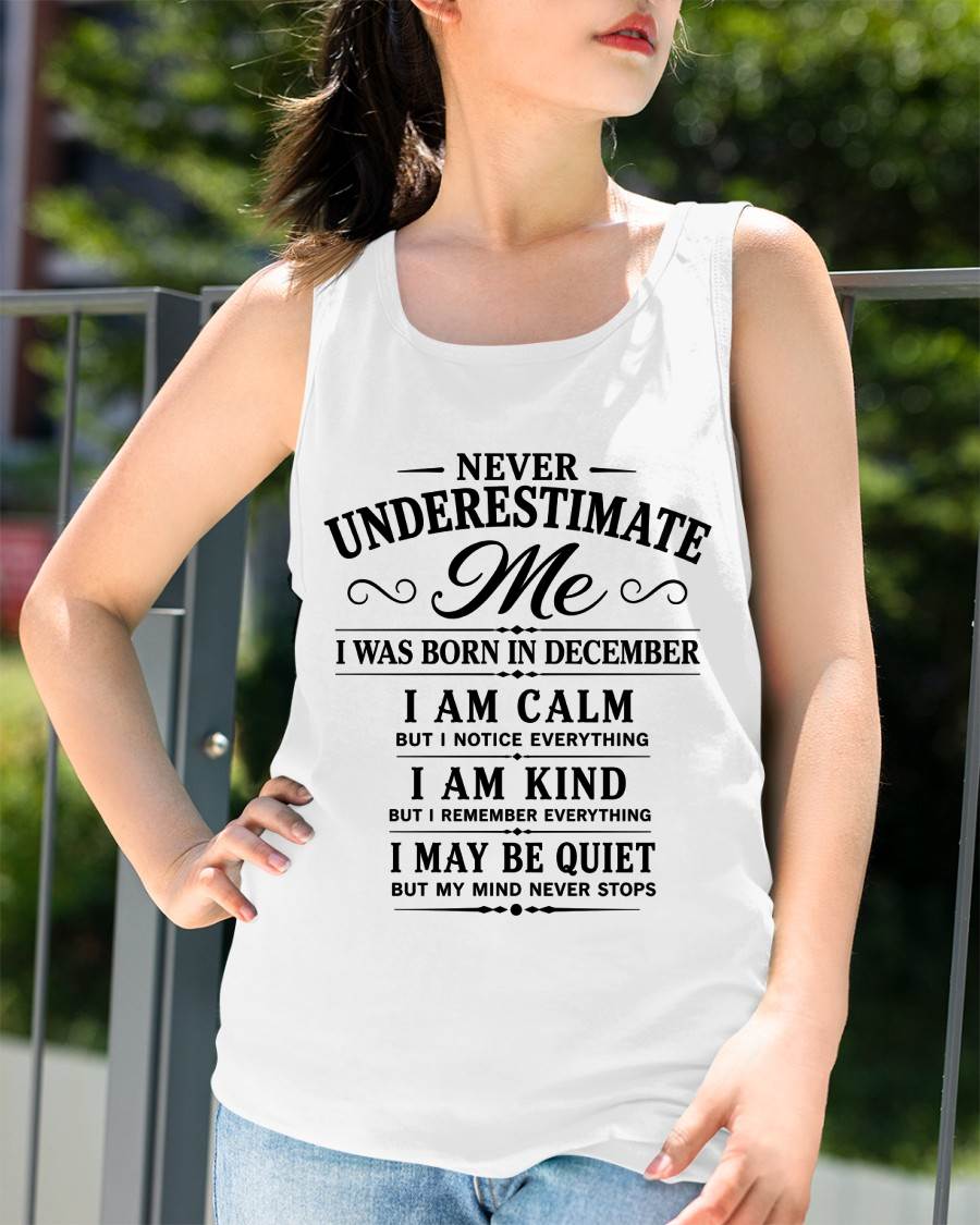 DECEMBER GIRL : CALM, KIND, UNFORGETTABLE - FOR WOMEN - TLEE12 (SKU2606-139-12)