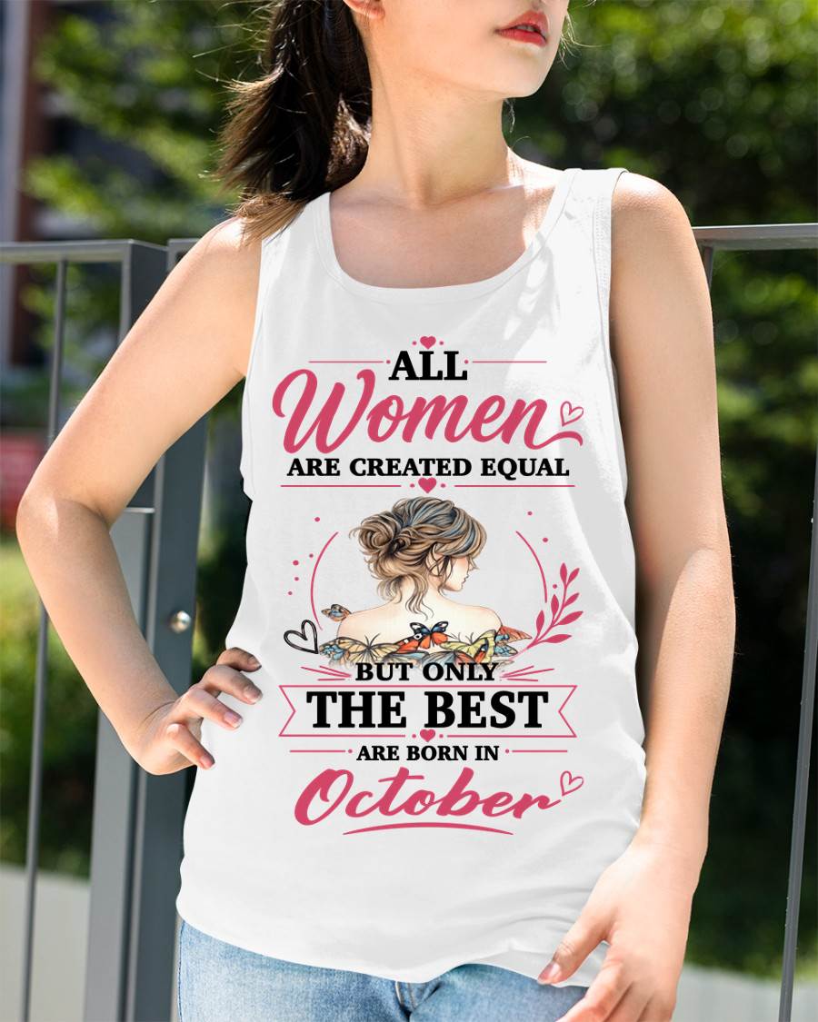 OCTOBER GIRLS ARE SIMPLY THE BEST - FOR WOMEN - TLEE10 (SKU2604-316-10)