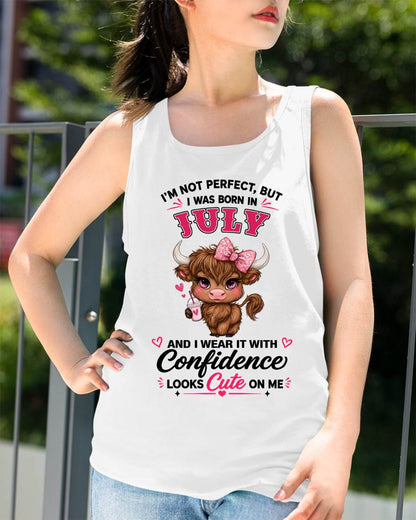 JULY BORN CONFIDENCE TEE - FOR WOMEN - TLEE07 (SKU2608-118-07)