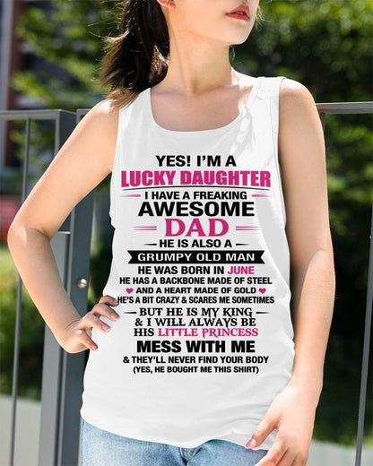 JUNE - A LUCKY DAUGHTER – DADDY’S LITTLE PRINCESS - FROM DAD - TLEE06 (SKU2604-16-06)