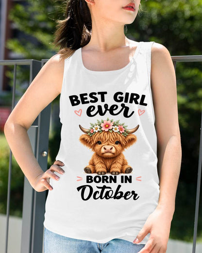 OCTOBER - BEST GIRL EVER - FOR WOMEN - TLEE10 (SKU2607-198-10)