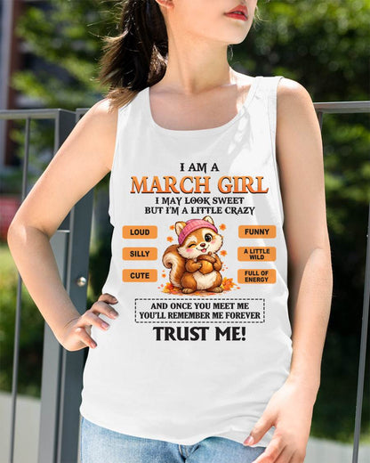MARCH GIRL - SWEET BUT A LITTLE CRAZY AND FULL OF ENERGY - FOR WOMEN - TLEE03 (SKU2603-126-03)