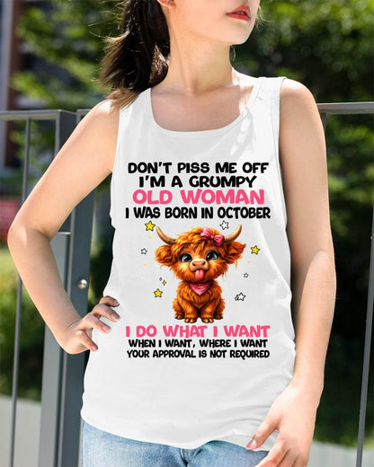 OCTOBER GRUMPY LADY SHIRT - FOR WOMEN - TLEE10 (SKU2607-215-10)