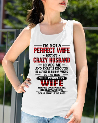 CRAZY HUSBAND LOVES ME WIFE SHIRT - FROM HUSBAND - TLEE00 (SKU2608-651-00)