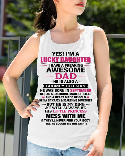 SEPTEMBER - A LUCKY DAUGHTER – DADDY’S LITTLE PRINCESS - FROM DAD - TLEE09 (SKU2604-16-09)