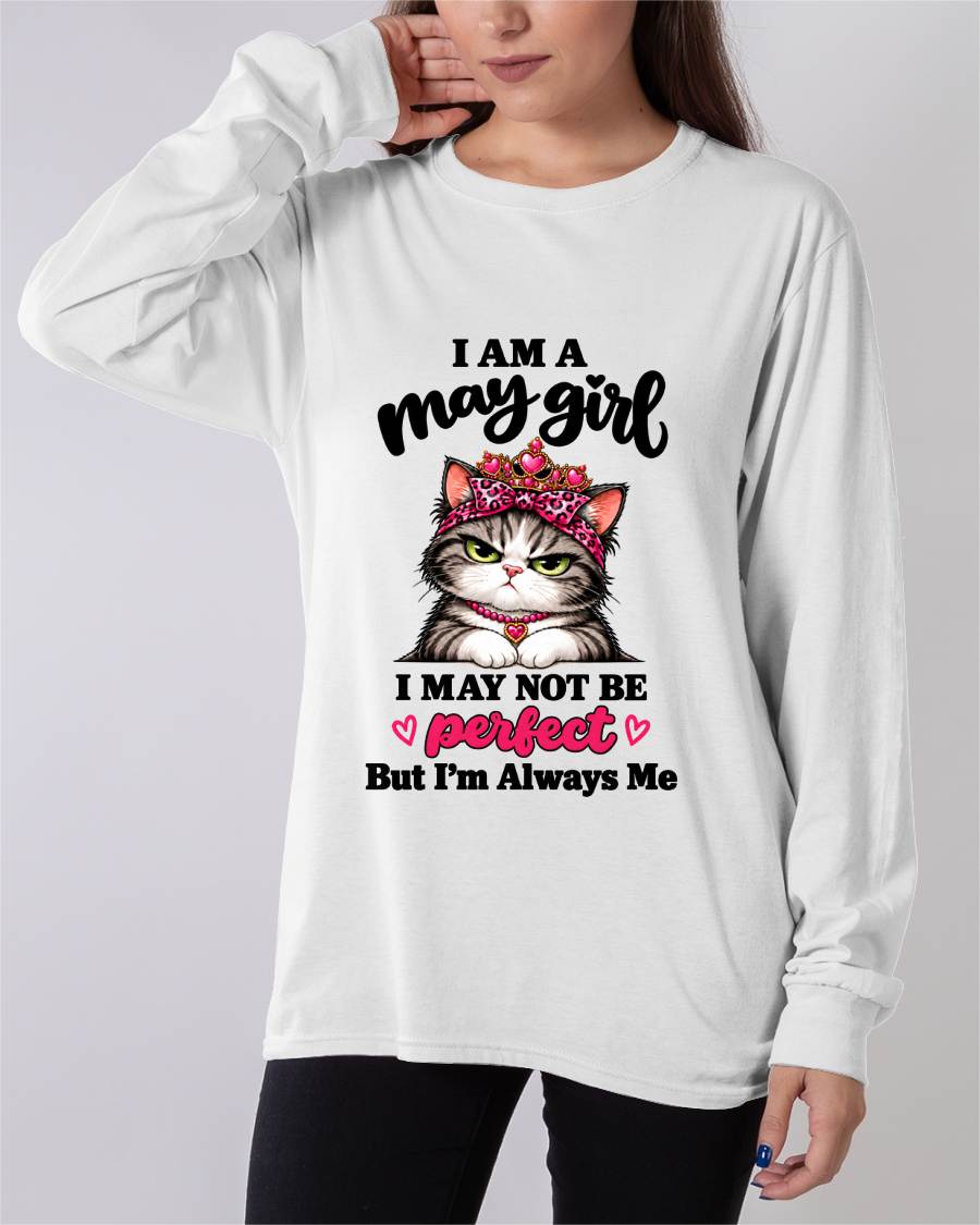 MAY GIRL CAT SHIRT – ALWAYS ME - FOR WOMEN - TLEE05 (SKU2610-100-05)