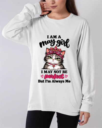 MAY GIRL CAT SHIRT – ALWAYS ME - FOR WOMEN - TLEE05 (SKU2610-100-05)