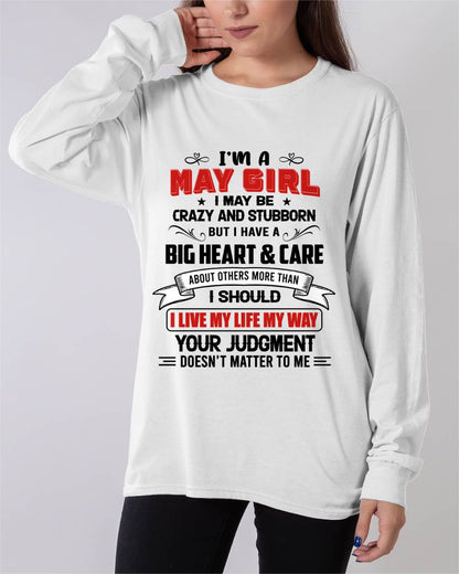 MAY - MY LIFE, MY RULES, AND I STAND BY EVERY CHOICE I MAKE - FOR WOMEN - TLEE05 (SKU26T-01239-05)