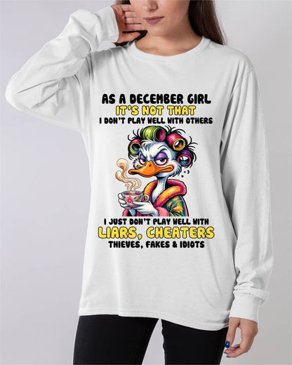 DECEMBER GIRL - I PLAY NICE JUST NOT WITH EVERYONE - FOR WOMEN - TLEE12 (SKU2604-27-12)