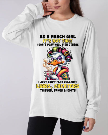 MARCH GIRL - I PLAY NICE JUST NOT WITH EVERYONE - FOR WOMEN - TLEE03 (SKU2604-27-03)
