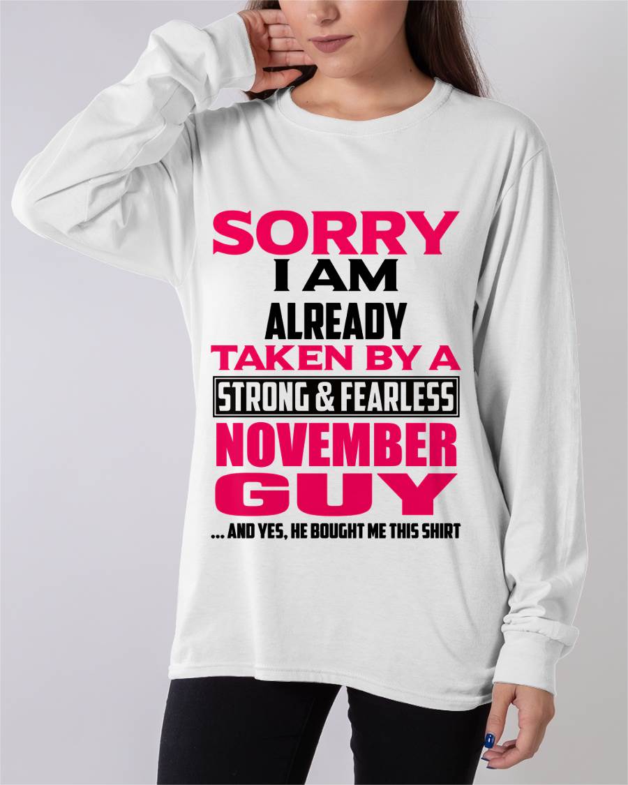 MY NOVEMBER GUY BOUGHT ME THIS SHIRT - FROM HUSBAND - TLEE11 (SKU2605-65-11)