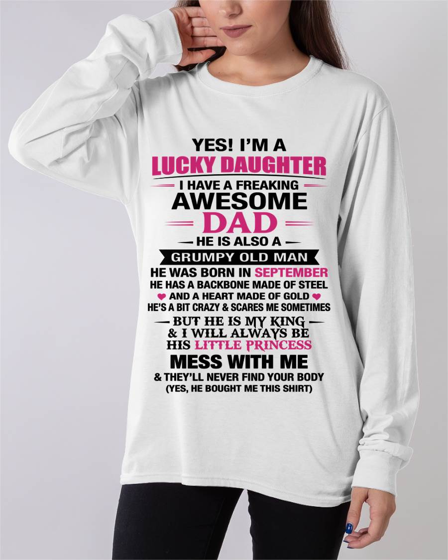 SEPTEMBER - A LUCKY DAUGHTER – DADDY’S LITTLE PRINCESS - FROM DAD - TLEE09 (SKU2604-16-09)