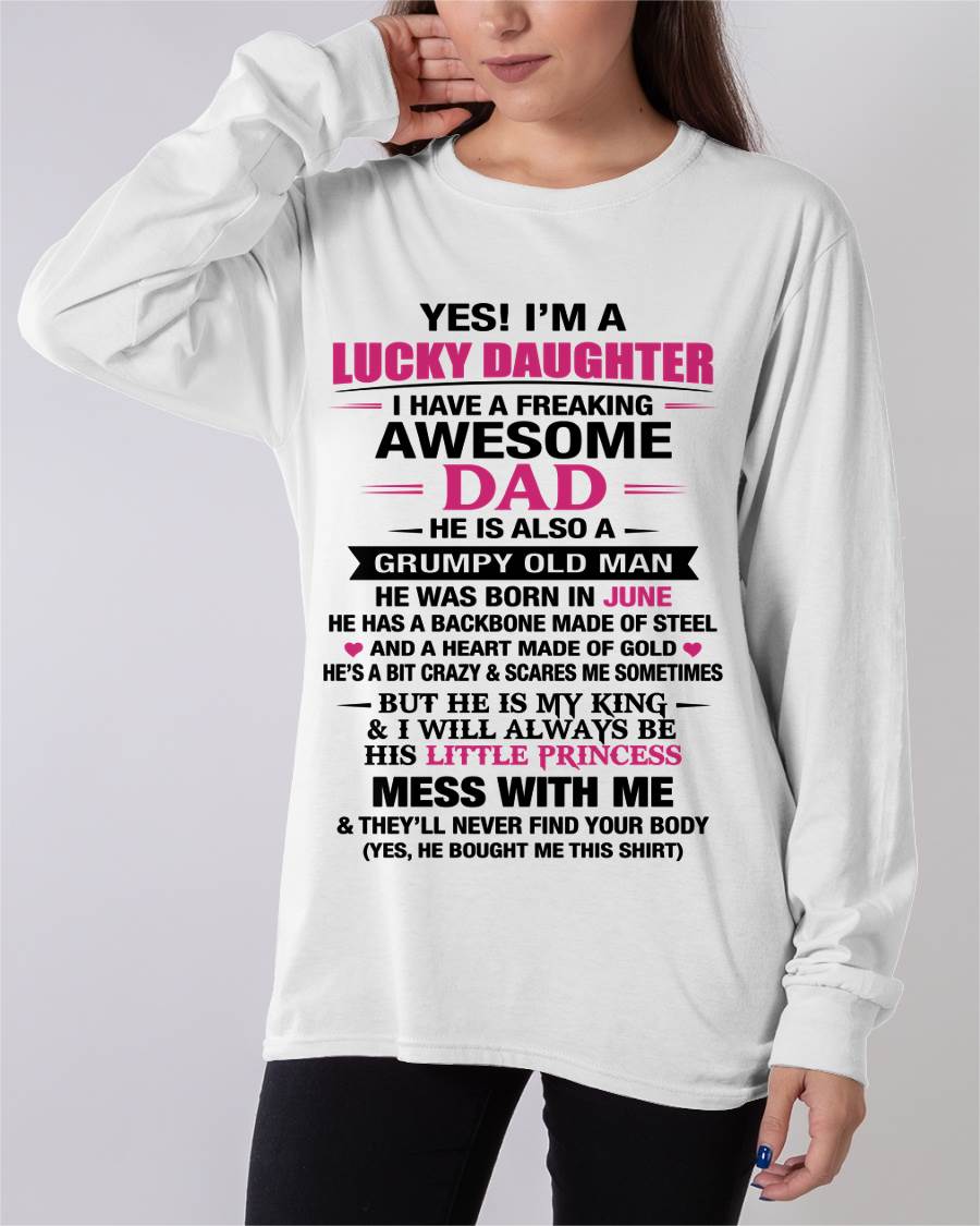 JUNE - A LUCKY DAUGHTER – DADDY’S LITTLE PRINCESS - FROM DAD - TLEE06 (SKU2604-16-06)